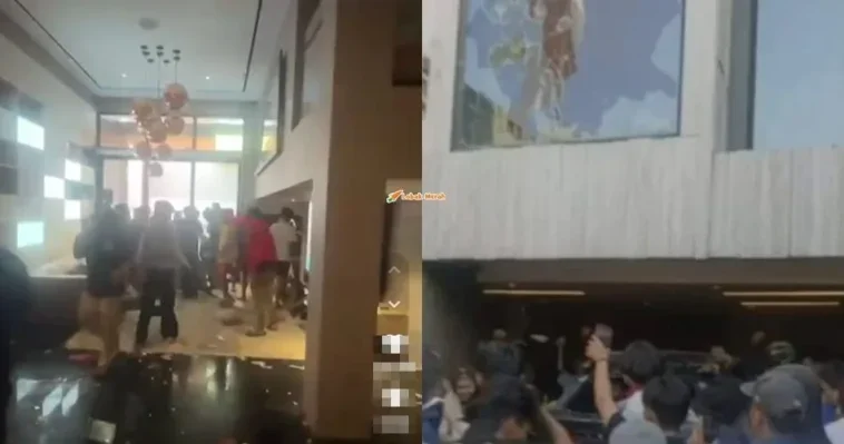 rumah wakil rakyat indonesia diserbu orang ramai