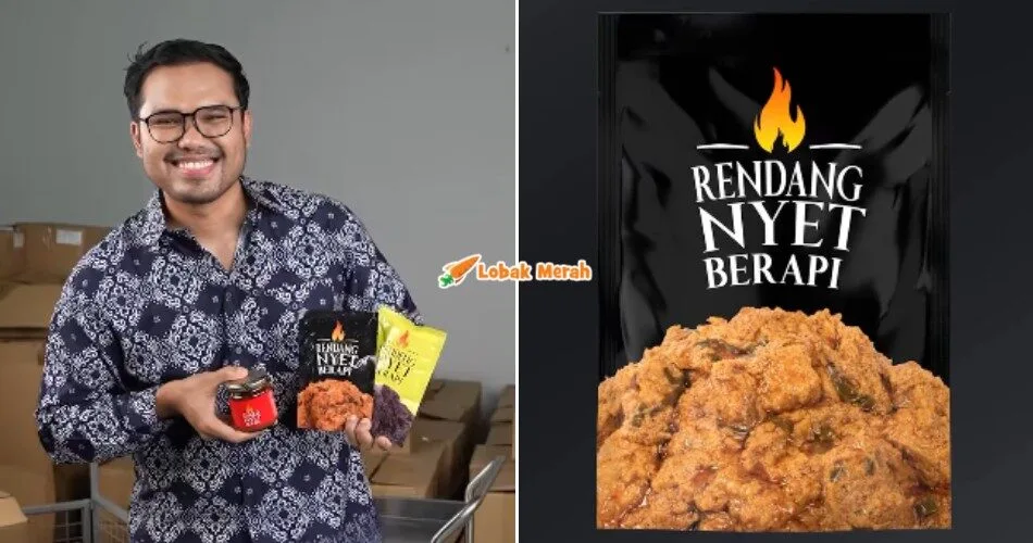“Ready nak battle” – Khairul Aming Keluarkan Produk Ketiga, Rendang Nyet!