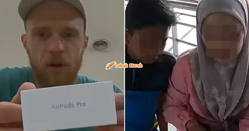 “Buat malu Malaysia” – YouTuber Kena Tipu, Beli Airpod ‘Fake’ Di KL
