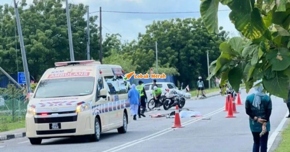 ⁠Peserta Langkawi Legend Ride Maut Bertembung Kereta Lepas Elak Bergesel Pelumba Basikal Lain