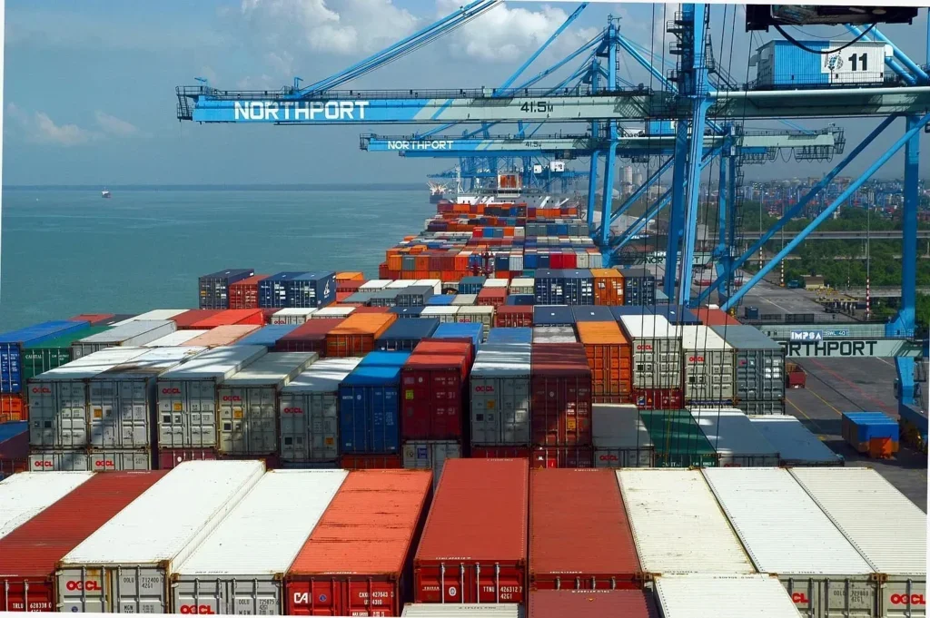 Quay Cranes Northport Malaysia