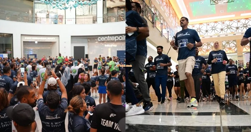 “Mallathon, bukan marathon”- Orang Ramai Di Dubai Sertai Larian Dalam Pusat Beli Belah Kerana Cuaca Panas