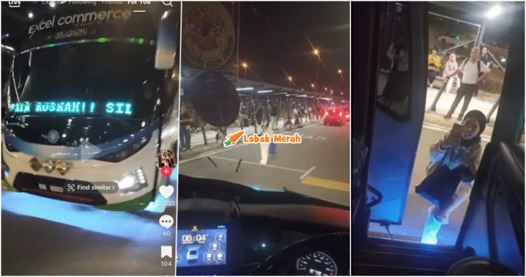 ambil isteri stuck mrt upm naik bas