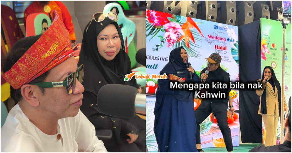 “Tunang jangan lama-lama” - Gelagat Cik Lan Nyanyi Dengan Dato' Sri Vida Buat Netizen Geli Hati