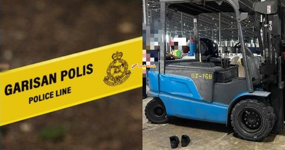 Seorang Pekerja Kilang Maut, Dilanggar ‘Forklift’ Yang Dipandu Rakan Sekerja