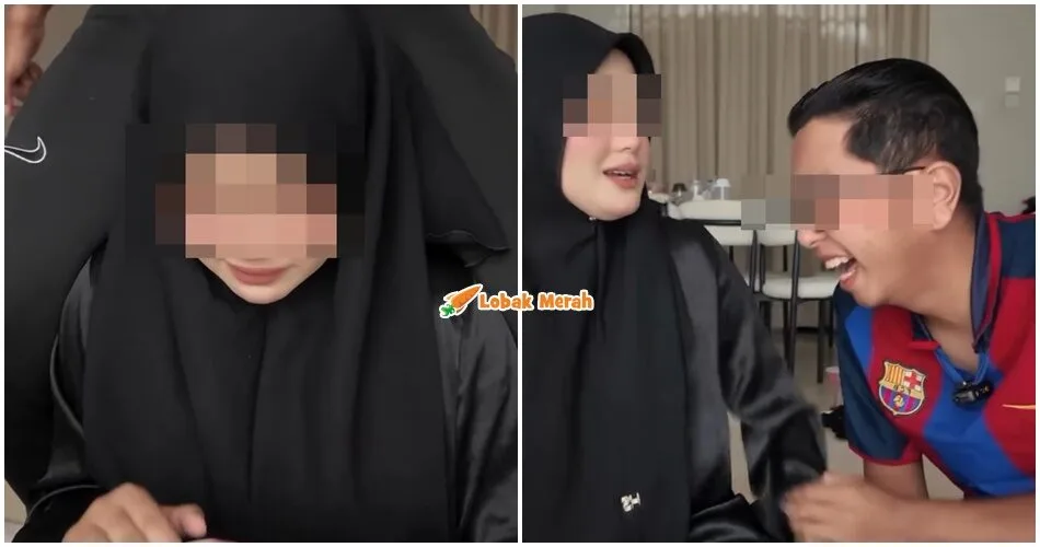 “Suami saya, pilihan saya” – [VIDEO] Tular Duduk Atas Tengkuk Isteri, Wanita Tampil Pertahankan Suami