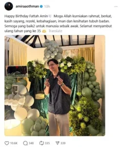 hari lahir fattah amin