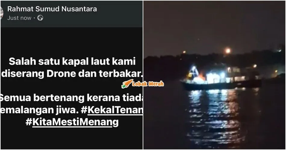 GSF Sahkan Salah Satu Kapal Yang Membawa Peserta Misi Sumud Flotilla Diserang Dron Di Tunisia