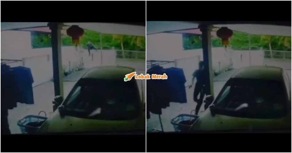 Tengah Jemur Kain Dalam Rumah, Wanita Terkejut Disamun Lelaki Bersenjata P*sau