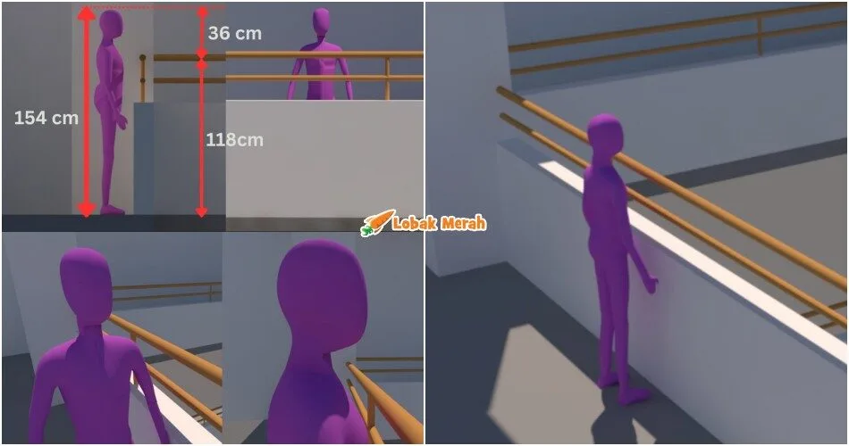 Individu Kongsi Lakaran Model 3D Lokasi Kematian Zara Qairina Untuk Orang Ramai Faham