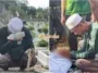 lelaki menangis di kubur dua beradik