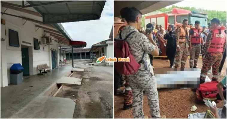 lengang suasana dua beradik lemas