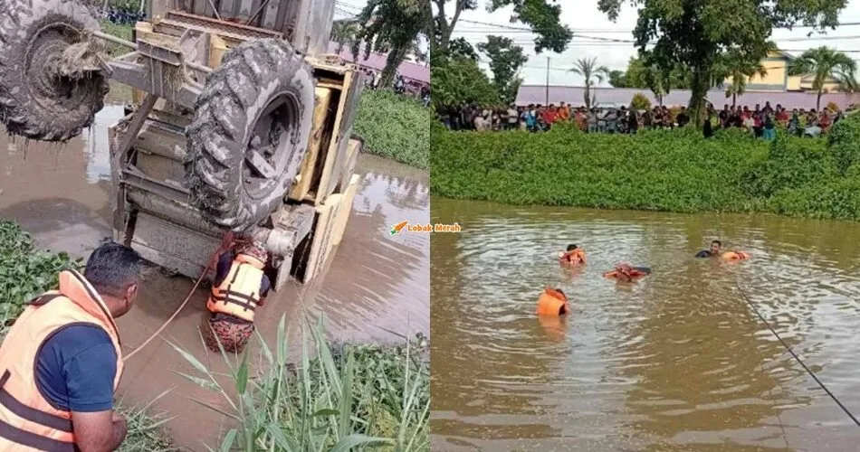 Tragedi Mesin Padi Terjatuh Dalam Sungai, Jasad Remaja Ditemui