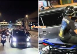 punca geng motor kejar pemandu myvi video tular