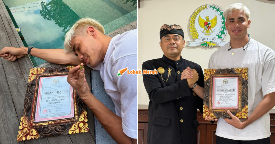“Rencana Tuhan itu hebat” – Lepas Diusir Untuk Beri Bantuan, Aisar Khaled Dapat Penghargaan Dari Bali