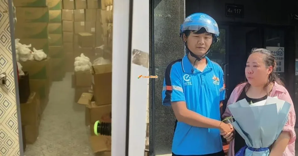 Terperangkap Dalam Ruang Sejuk Beku, Wanita Berdepan Detik Cemas Namun Penghantar Barang Jadi Penyelamat