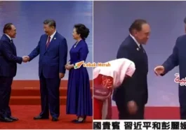wan azizah elak bersalaman dengan presiden china