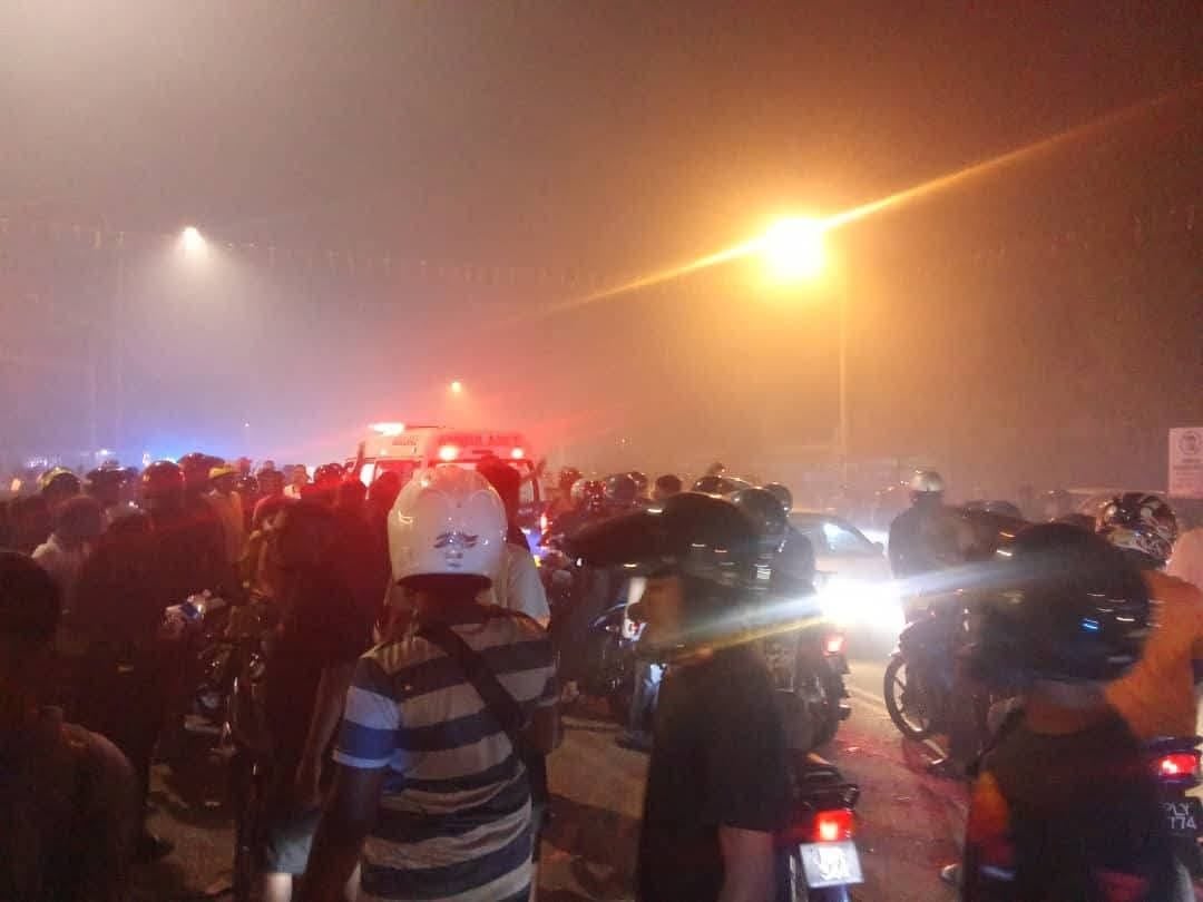 mercun meletup paya besar
