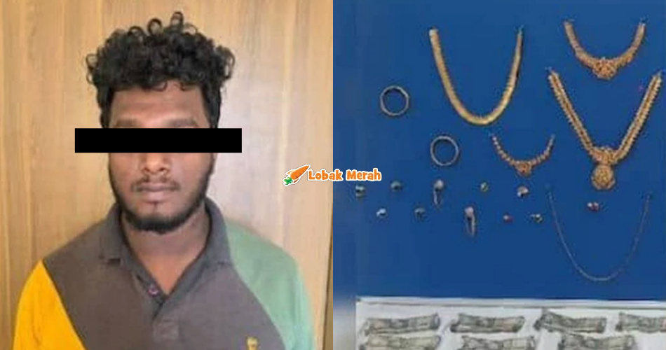 Lelaki Nekad Curi Emas & Wang Tunai Saudara Untuk Belanja Majlis Perkahwinan