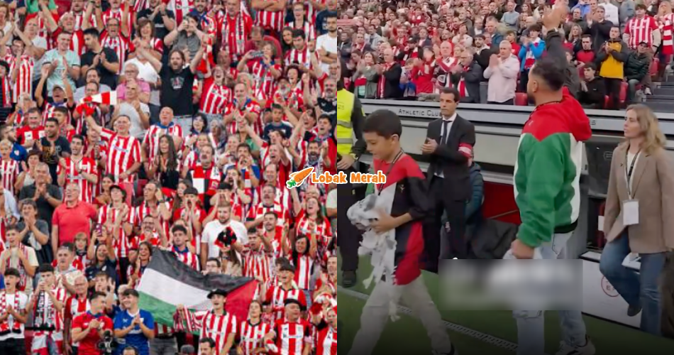 Athletic Bilbao Jadi Pasukan La Liga Pertama Beri Penghormatan Secara Rasmi Kepada Palestin