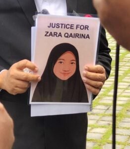 a nations outrage the zara qairi