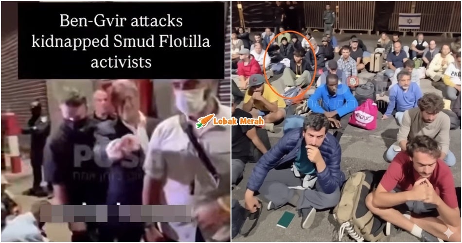 “Ditangkap pun cukup gagah & redha” – Kelibat Sukarelawan Malaysia Dalam Video Menteri Israel Hina Aktivis Flotila