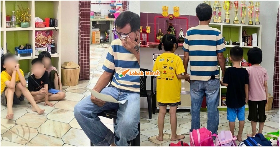 Tak Mampu Jaga, Bapa Tunggal Terpaksa Serah 3 Anak Kecil Ke Rumah Anak Yatim