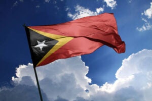bendera timor leste