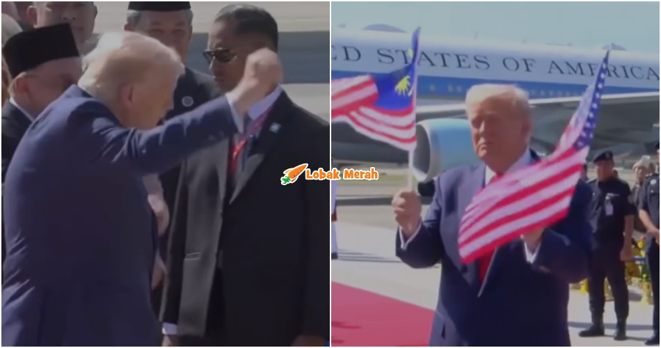 “Sempat menari dengan penari tradisional” – Aksi Spontan Donald Trump Sejurus Mendarat Di KLIA Curi Tumpuan