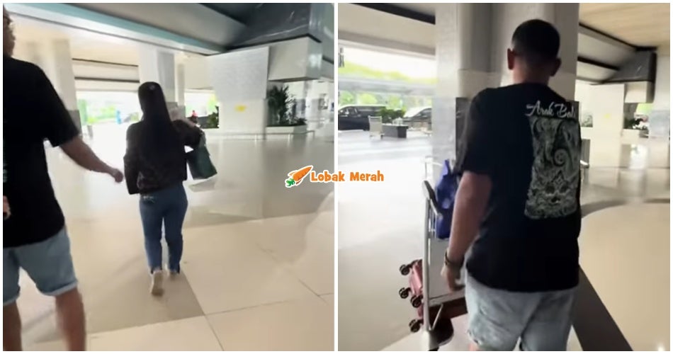 [VIDEO] Lagi Kes Curang, Isteri ‘Tangkap’ Suami Dengan Isteri Baru Di Airport