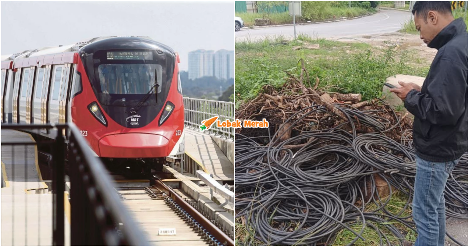 "Eloklah bagi hukuman berat" - Netizen Luah Rasa Marah Kepada Pencuri Kabel, Punca Servis MRT Putrajaya Tergendala
