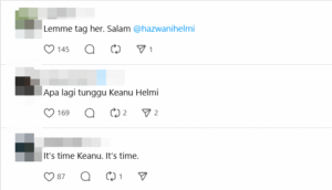 keanu hazwani