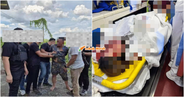 kes tetak di sibu isteri anak