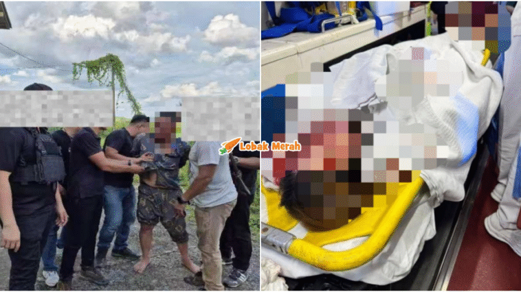 kes tetak di sibu isteri anak