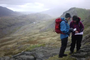leading hiking