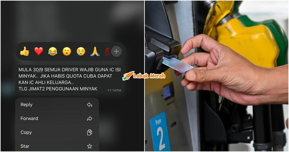 “Habis kuota cuba minta IC keluarga” – Dakwa Minyak Mahal, Majikan Minta Pekerja Guna BUDI95 Untuk Syarikat