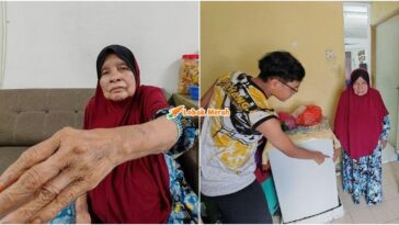 nenek disamun gelang tiruan