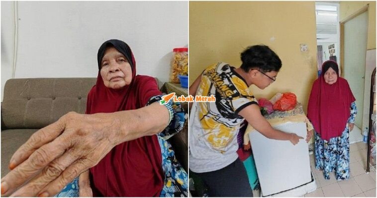 nenek disamun gelang tiruan