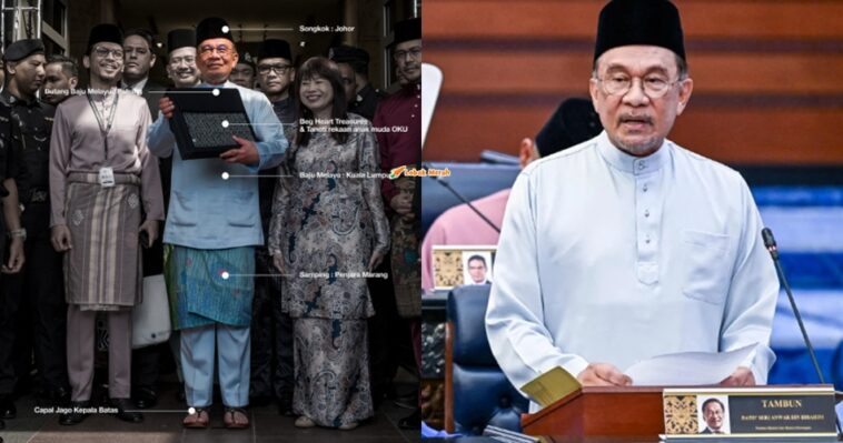 ootd perdana menteri Malaysia belanjawan 2026