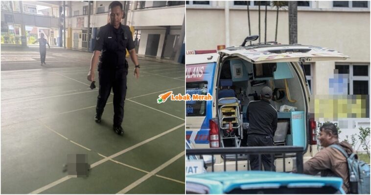 pelajar tunjuk pisau tikam pelajar
