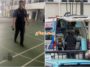 pelajar tunjuk pisau tikam pelajar