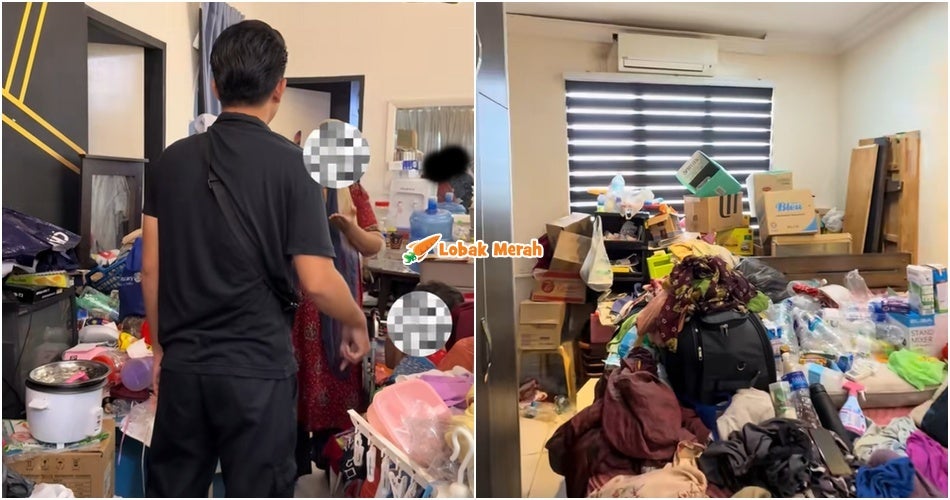 penyewa rumah sampah ugut call polis