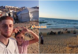 rakyat palestin menanti konvoi flotilla