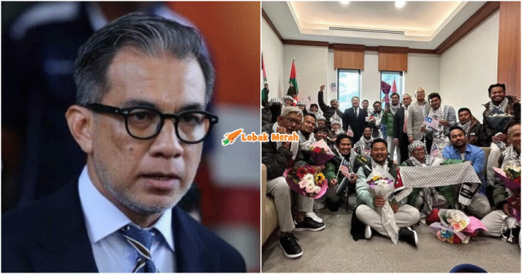 sukarelawan malaysia ditarik rambut