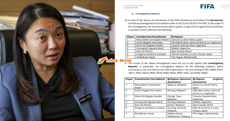 “Kenyataan FIFA tu bukan hal kecil” – Hannah Yeoh Respon Isu Pemain Warisan FAM