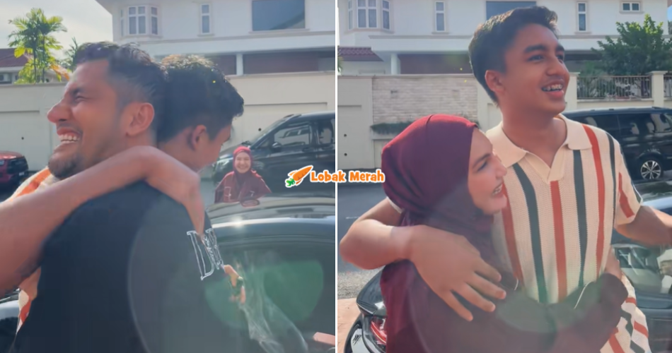 “Pergh berbaloilah selalu kena marah” – Netizen Teruja Amayan Dapat Porsche, Sampai Terlompat-lompat Gembira!