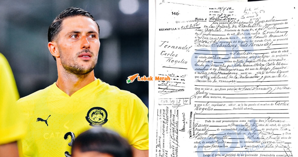 Dokumen Kelahiran Pemain Warisan Harimau Malaya, Facundo Garcés Tular