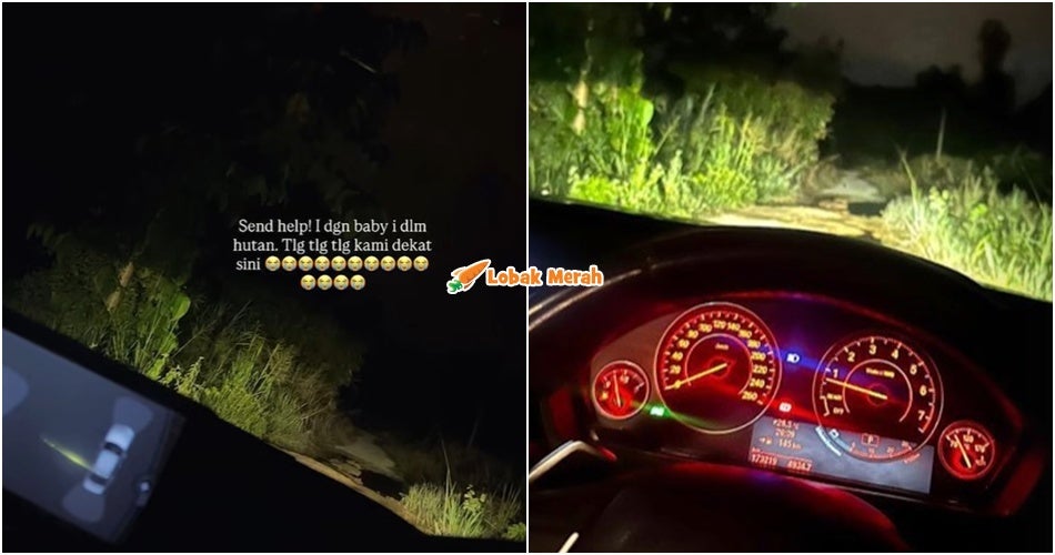 “Panik & hampir tak boleh bernafas” – Wanita Bersama Bayi Sesat 3 Jam Lepas Lalu Kubur Lama