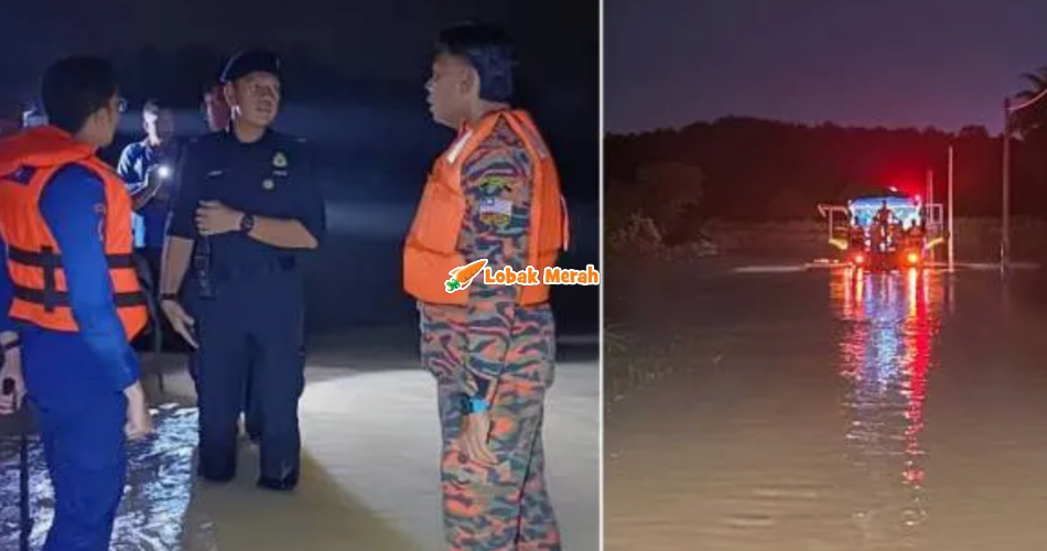 3 Berjaya Selamatkan Diri, Seorang Hilang Selepas Kereta Hanyut Dibawa Banjir