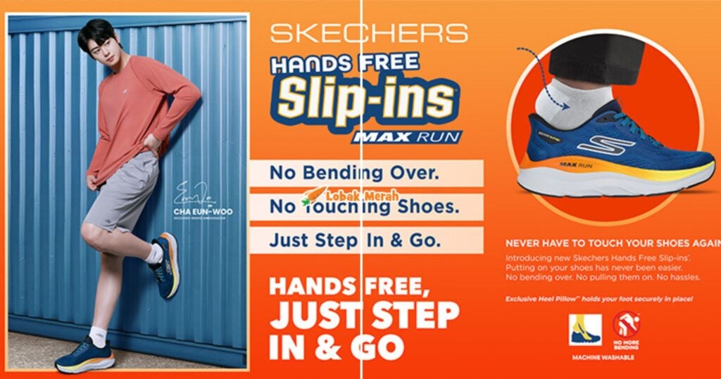 Skechers Memperkasa Koleksi Larian dengan ‘Hands Free Slip-ins’ Yang Serba Baharu : Max Run